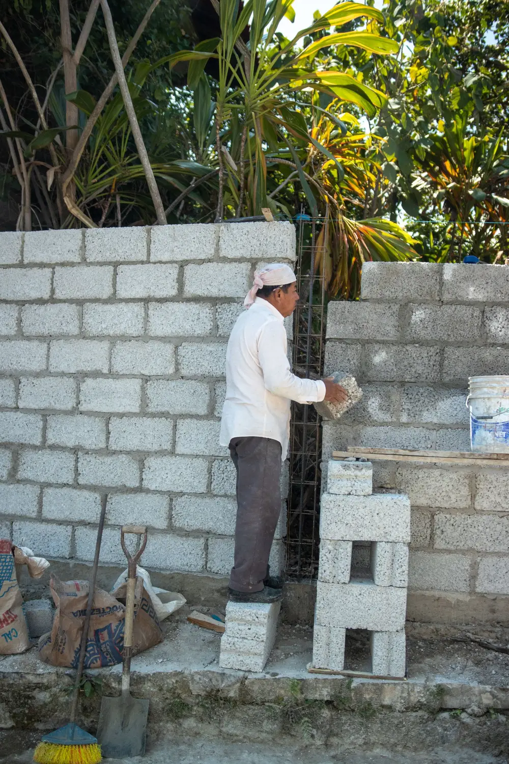 Travaux de maçonnerie (photo d'illustration)